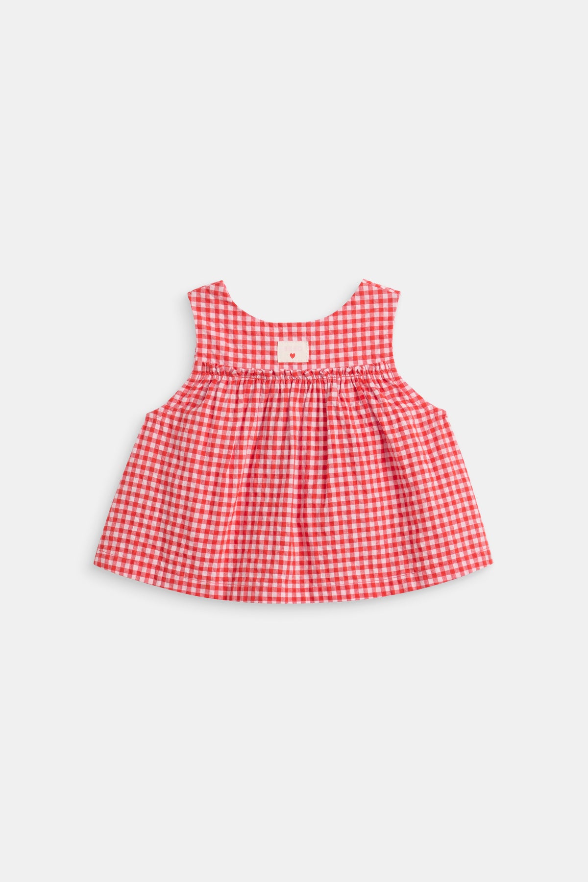 Gingham Swing Top