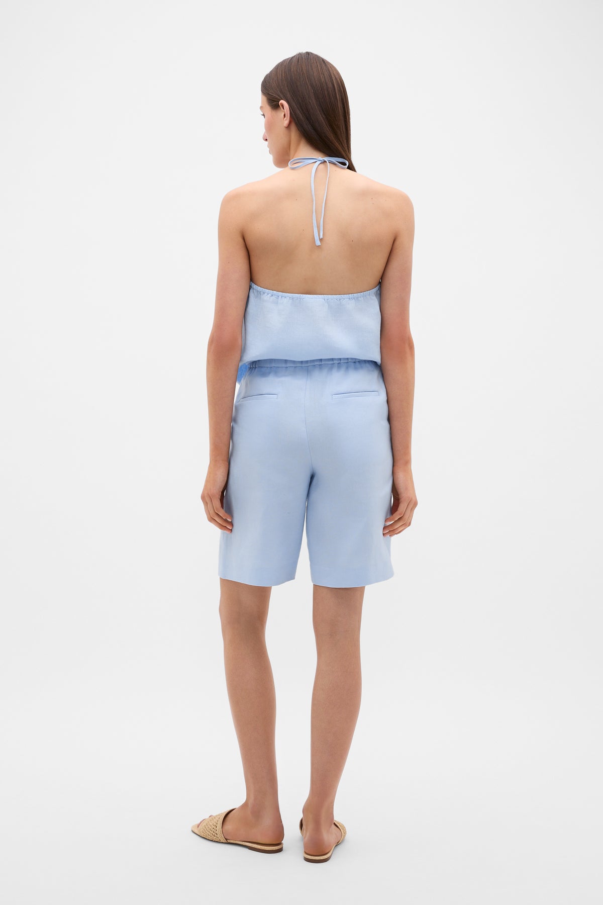 Linen Longline Short