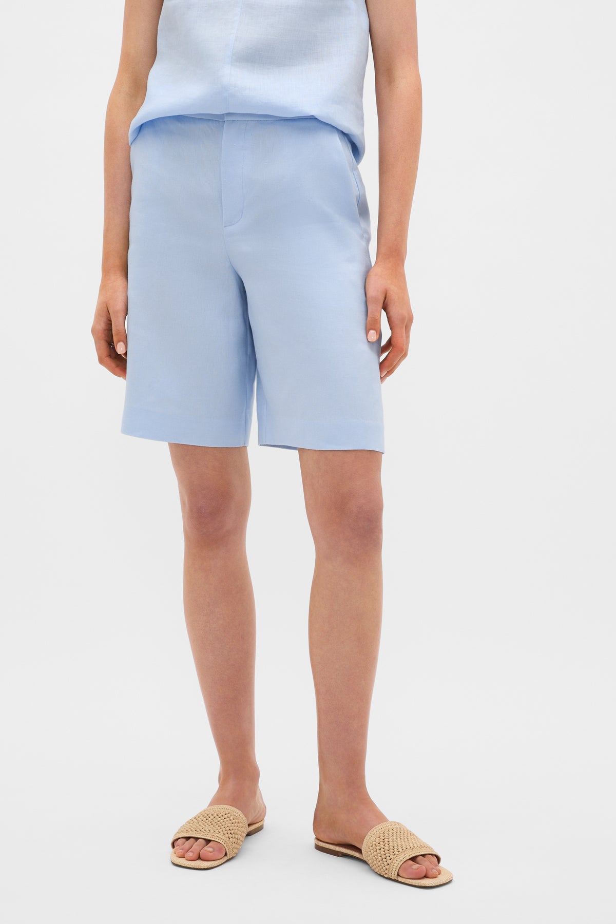 Linen Longline Short