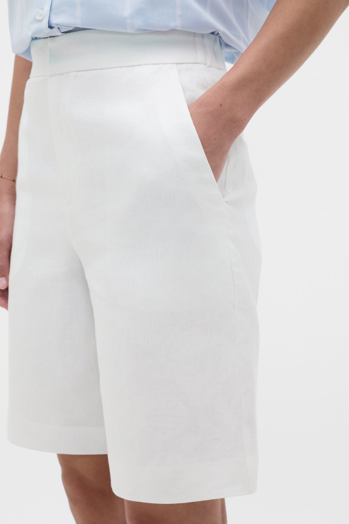 Linen Longline Short