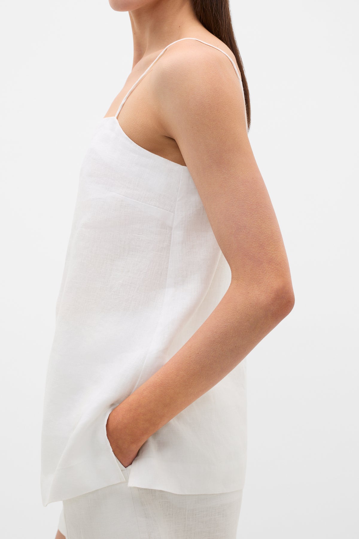 Linen Longline Cami