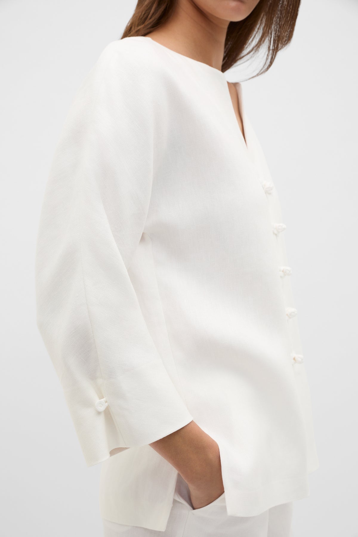 Linen Button Down Top