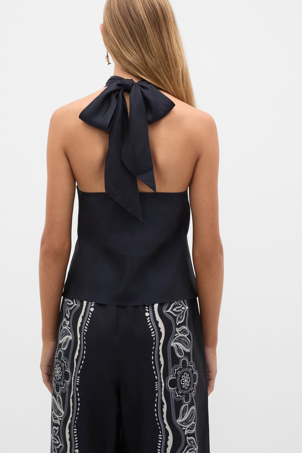 Scarf Print Halter