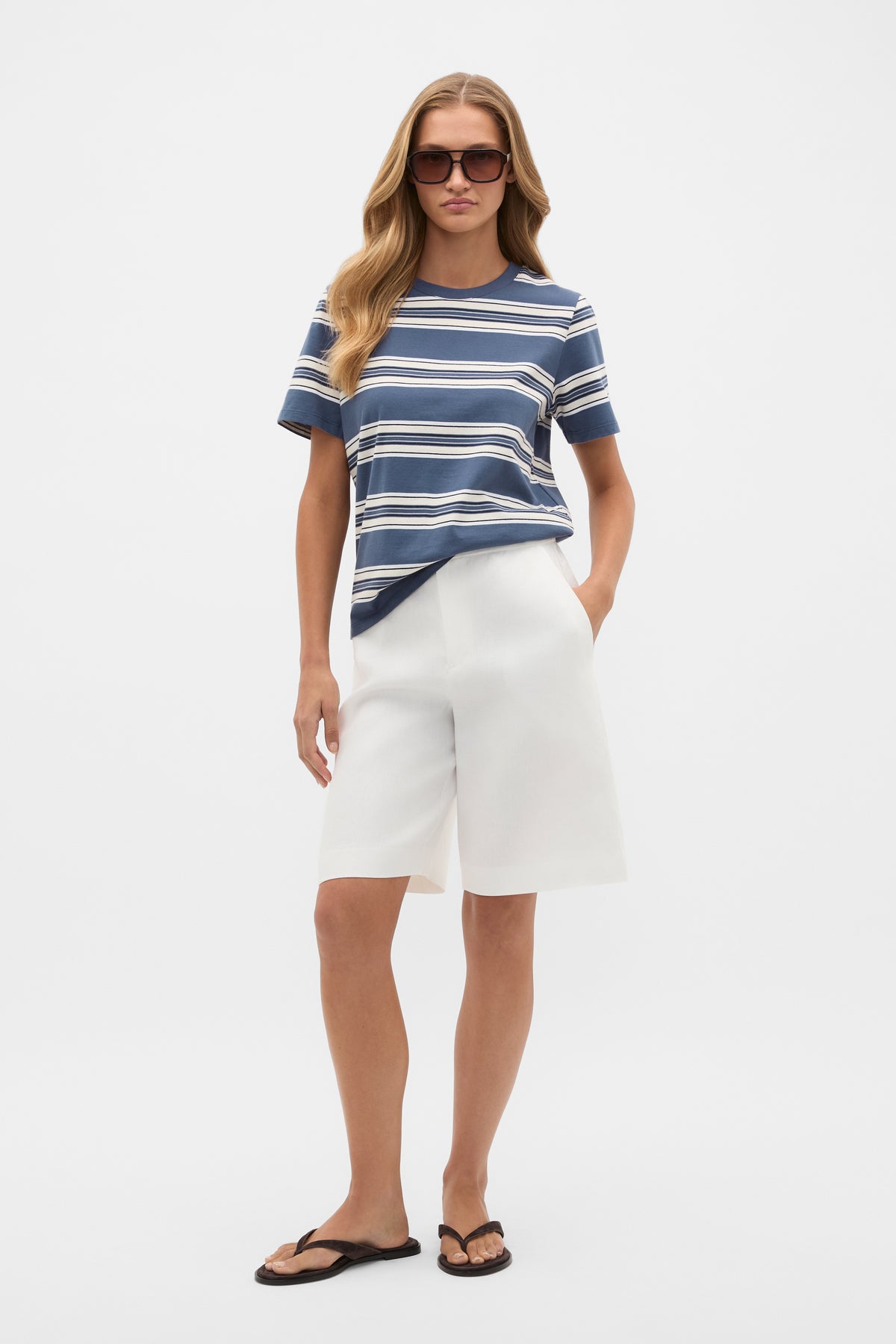 Variegated Stripe Tee