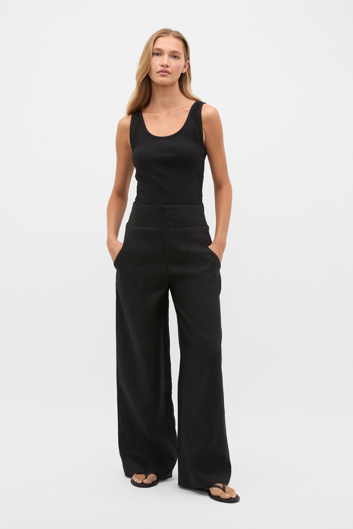 Lace Panel Tank