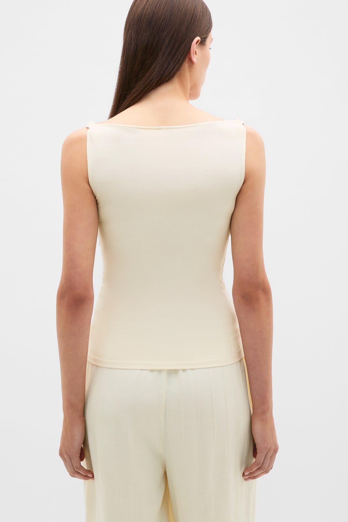 Twist Shoulder Drape Tank