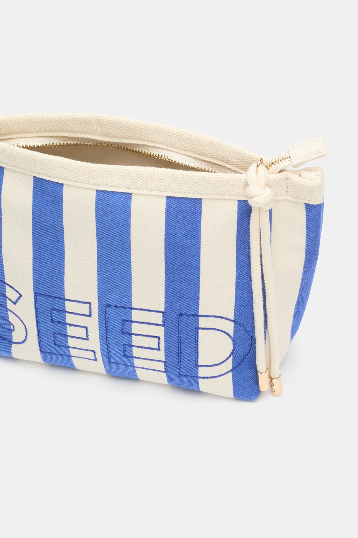 Seed Stripe Cosmetic Bag