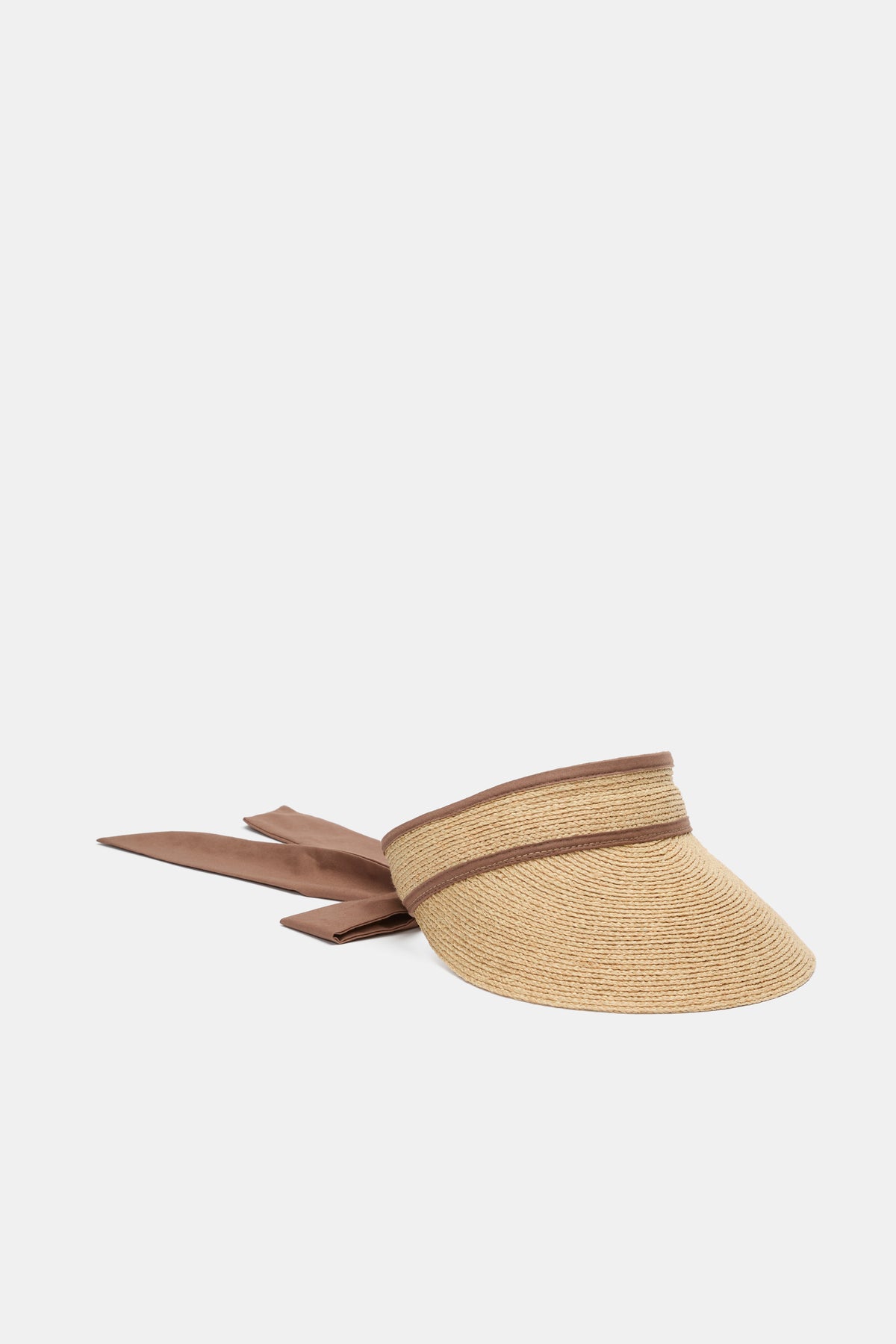 Raffia Tie Detail Visor