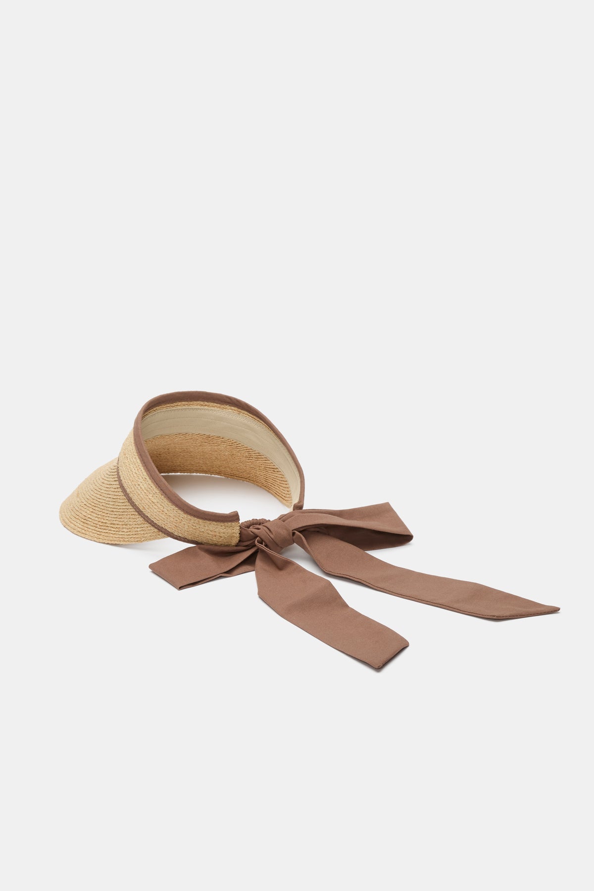 Raffia Tie Detail Visor