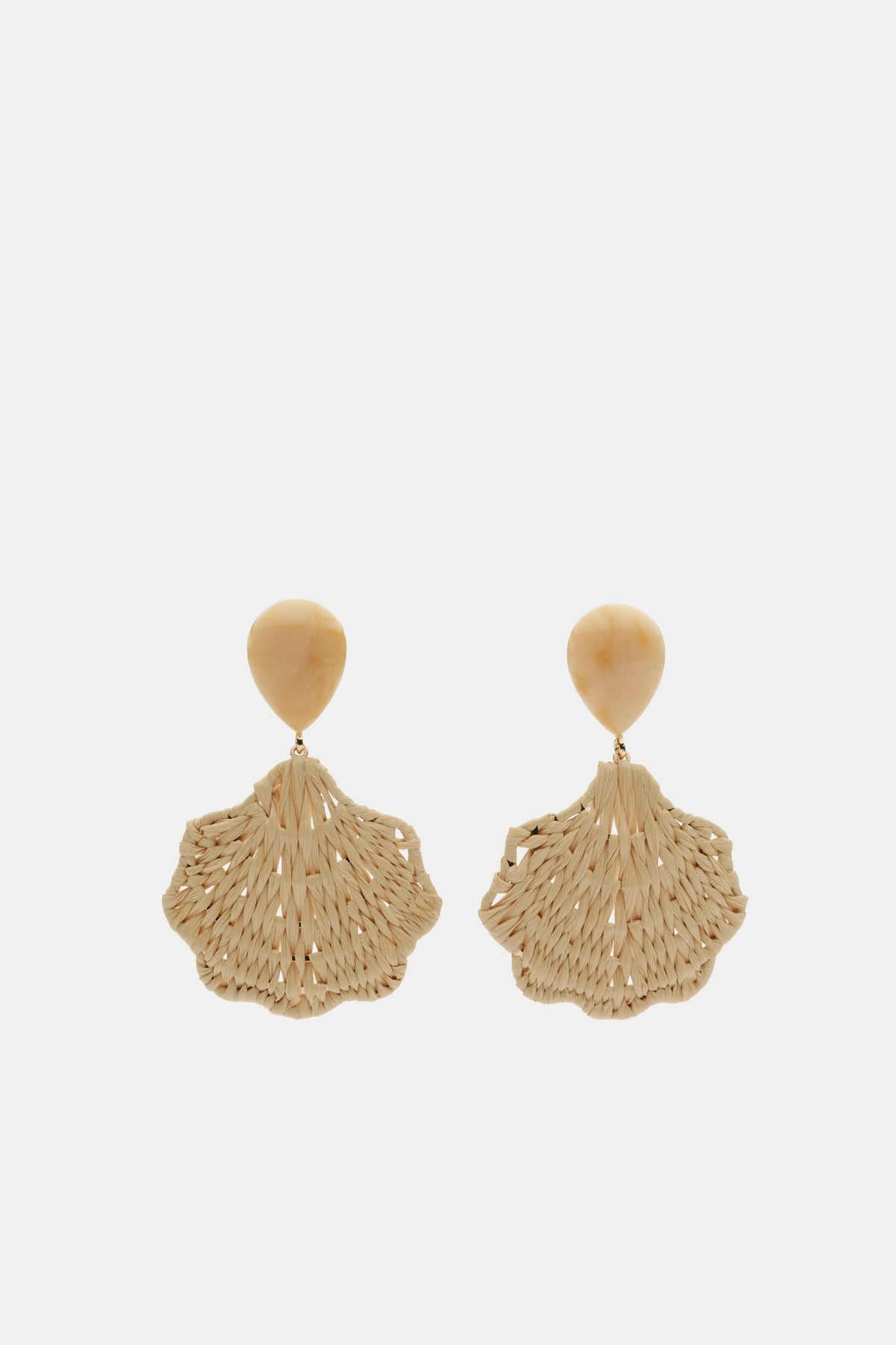 Resin Shell Drop Earring