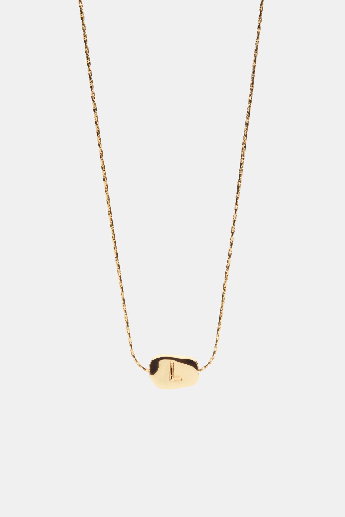 Pebble Alphabet Necklace
