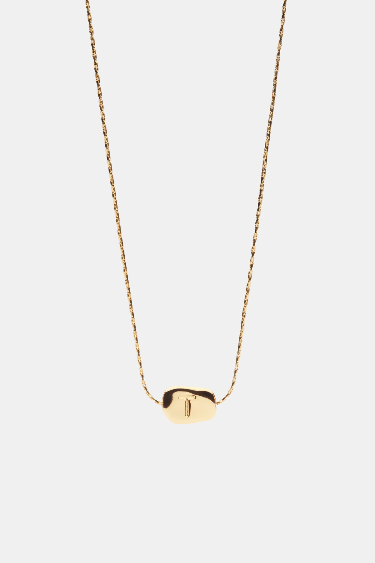 Pebble Alphabet Necklace