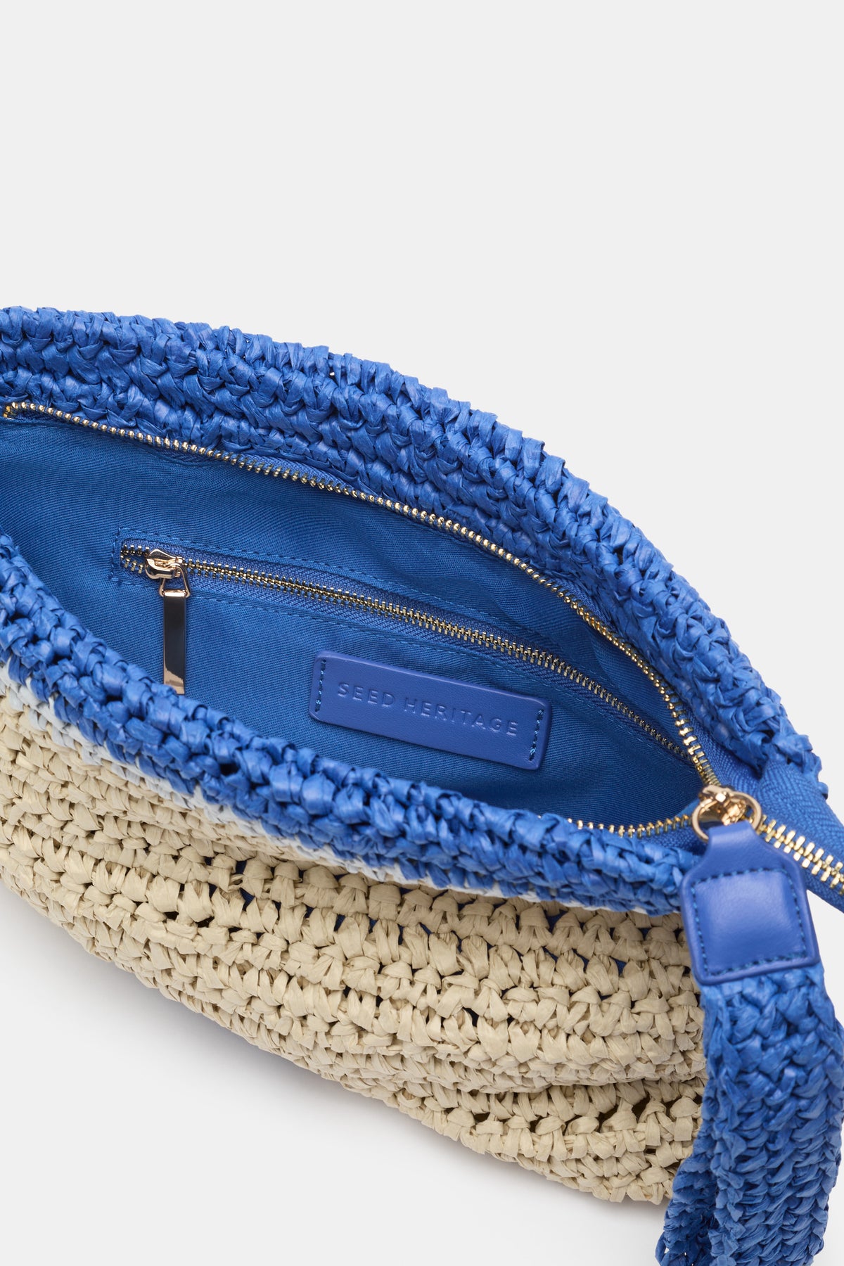 Contrast Woven Pouch