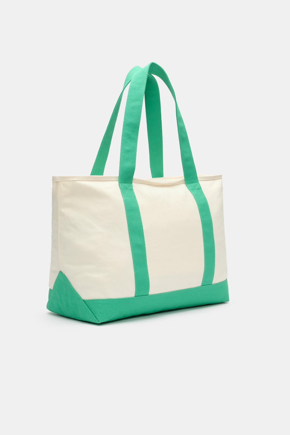 Contrast Trim Tote