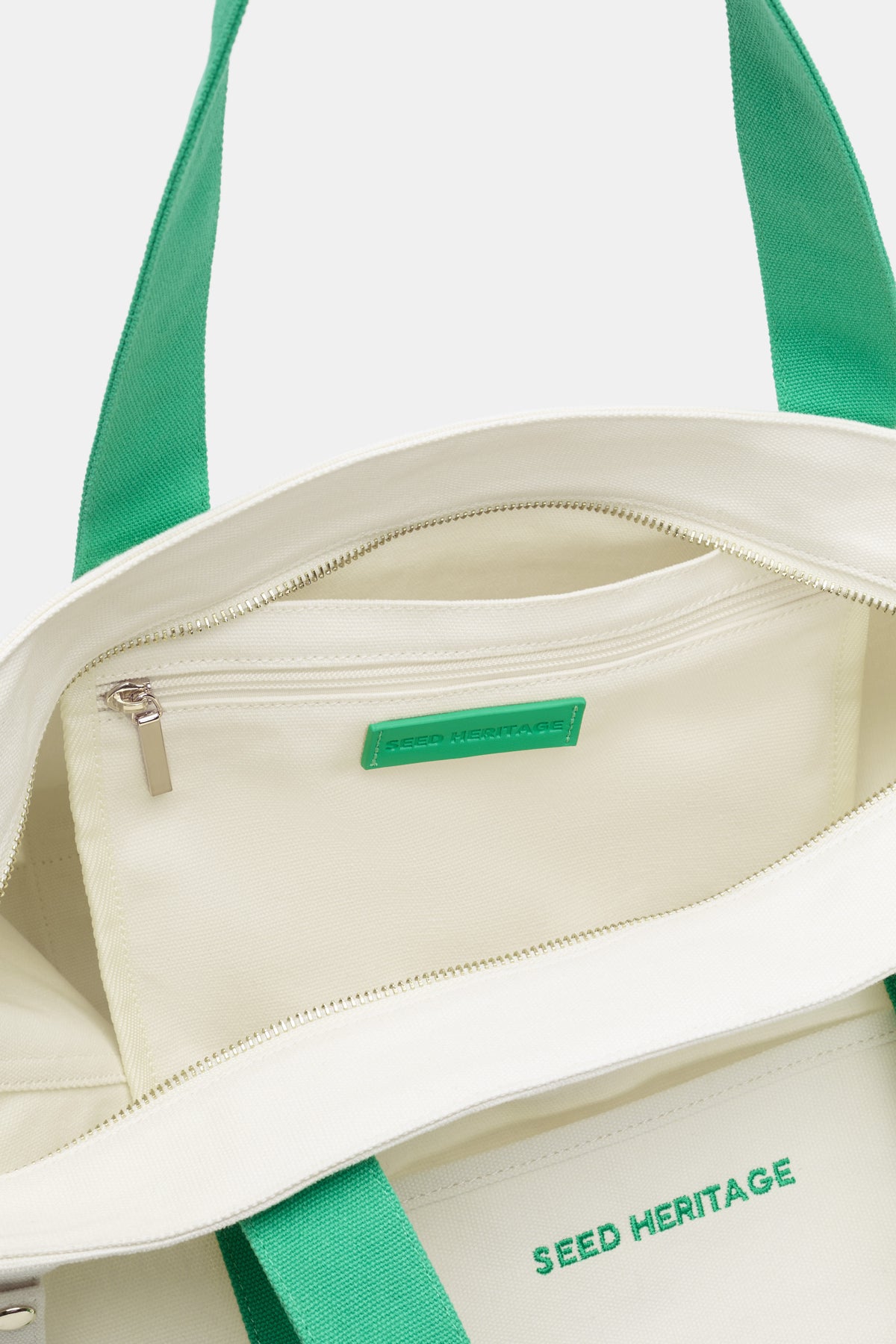 Contrast Trim Tote