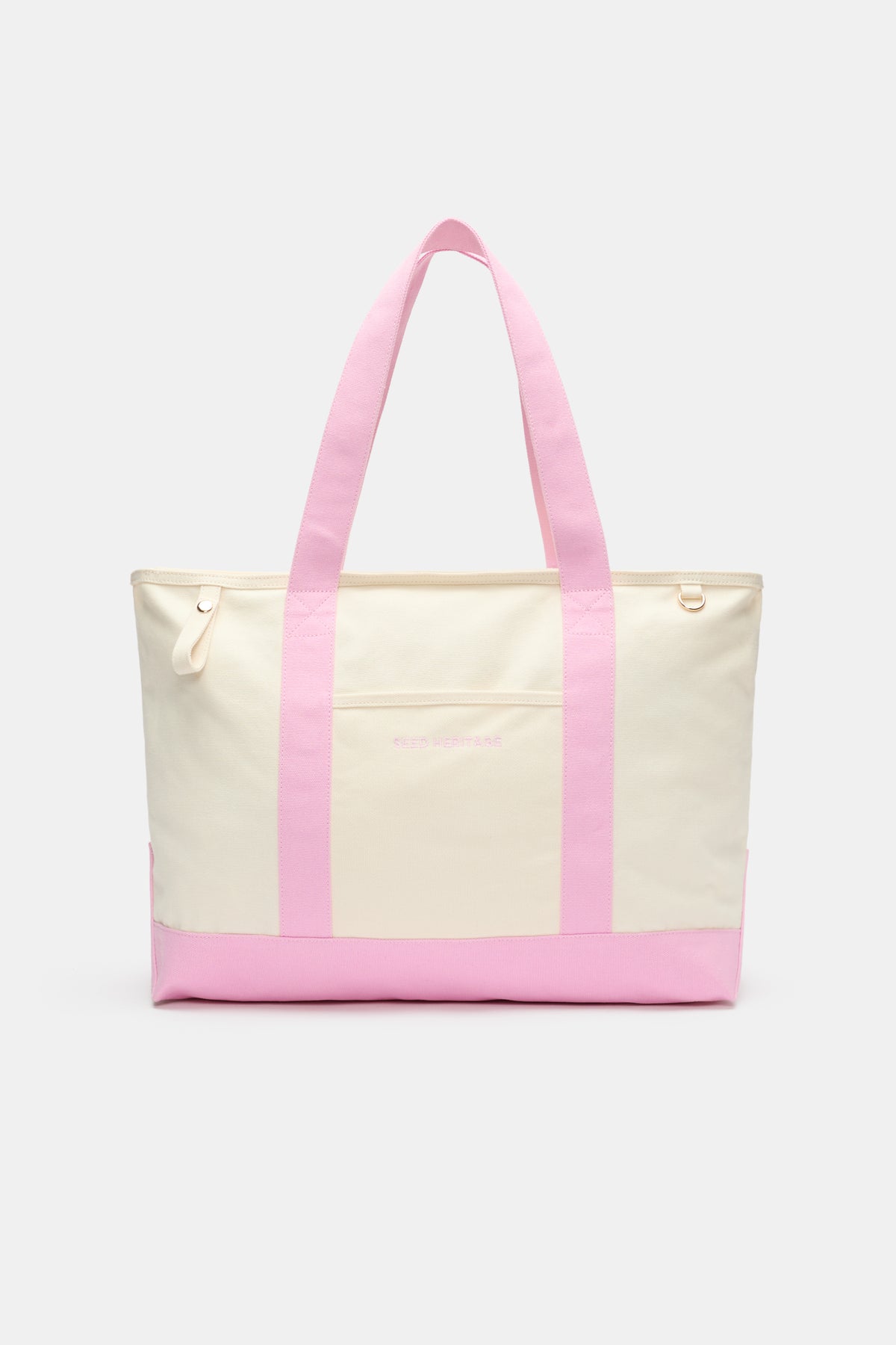 Contrast Trim Tote