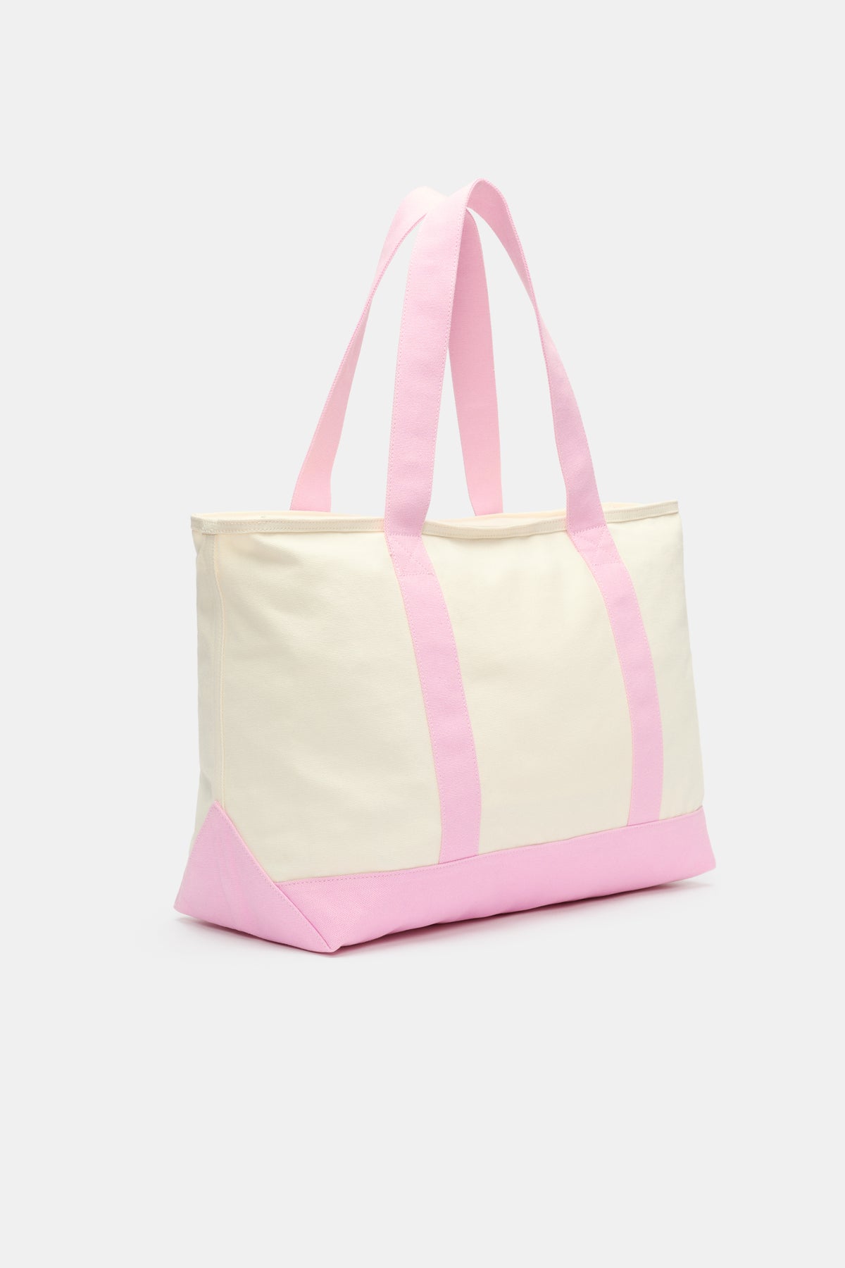 Contrast Trim Tote