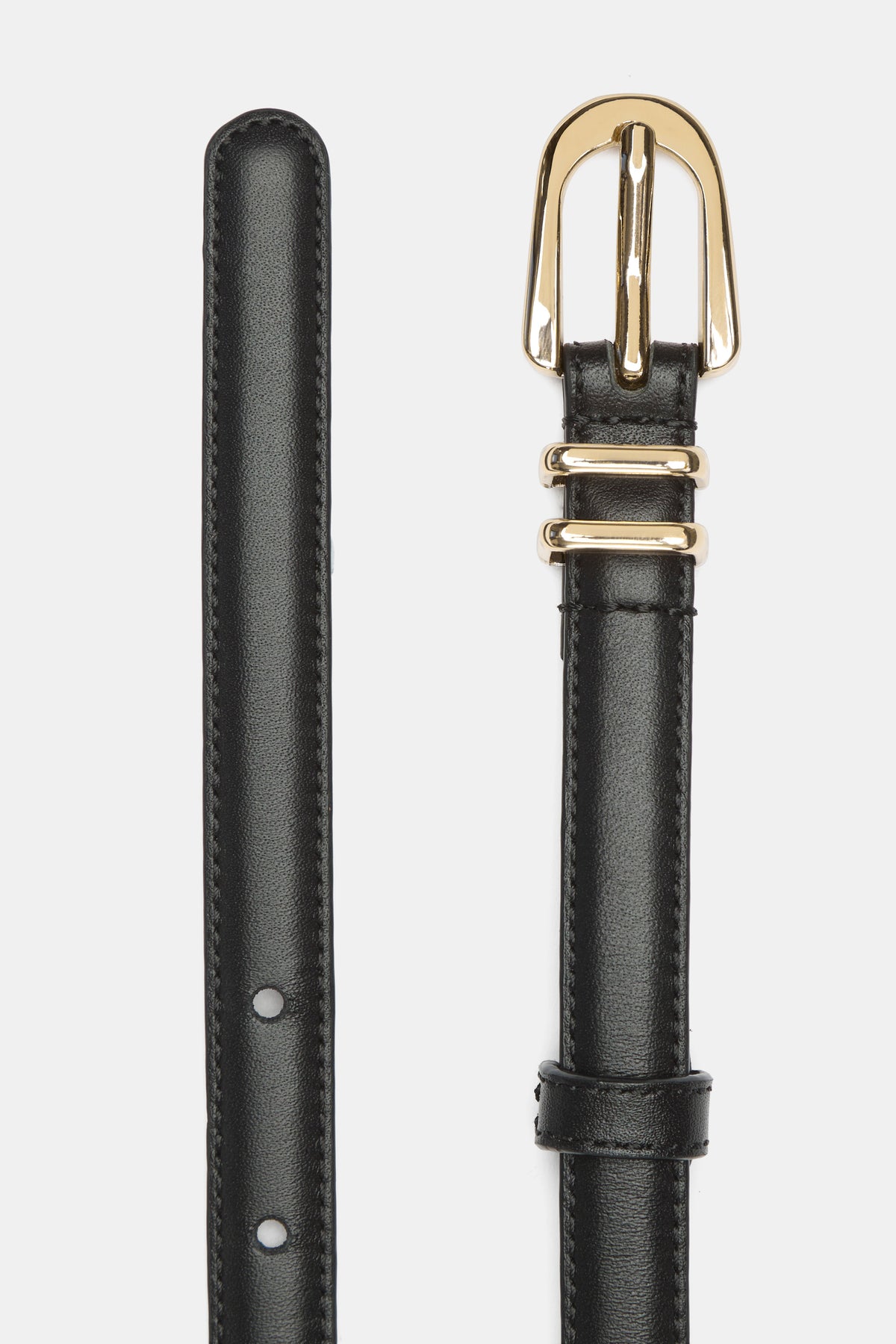 Avah Narrow Leather Belt