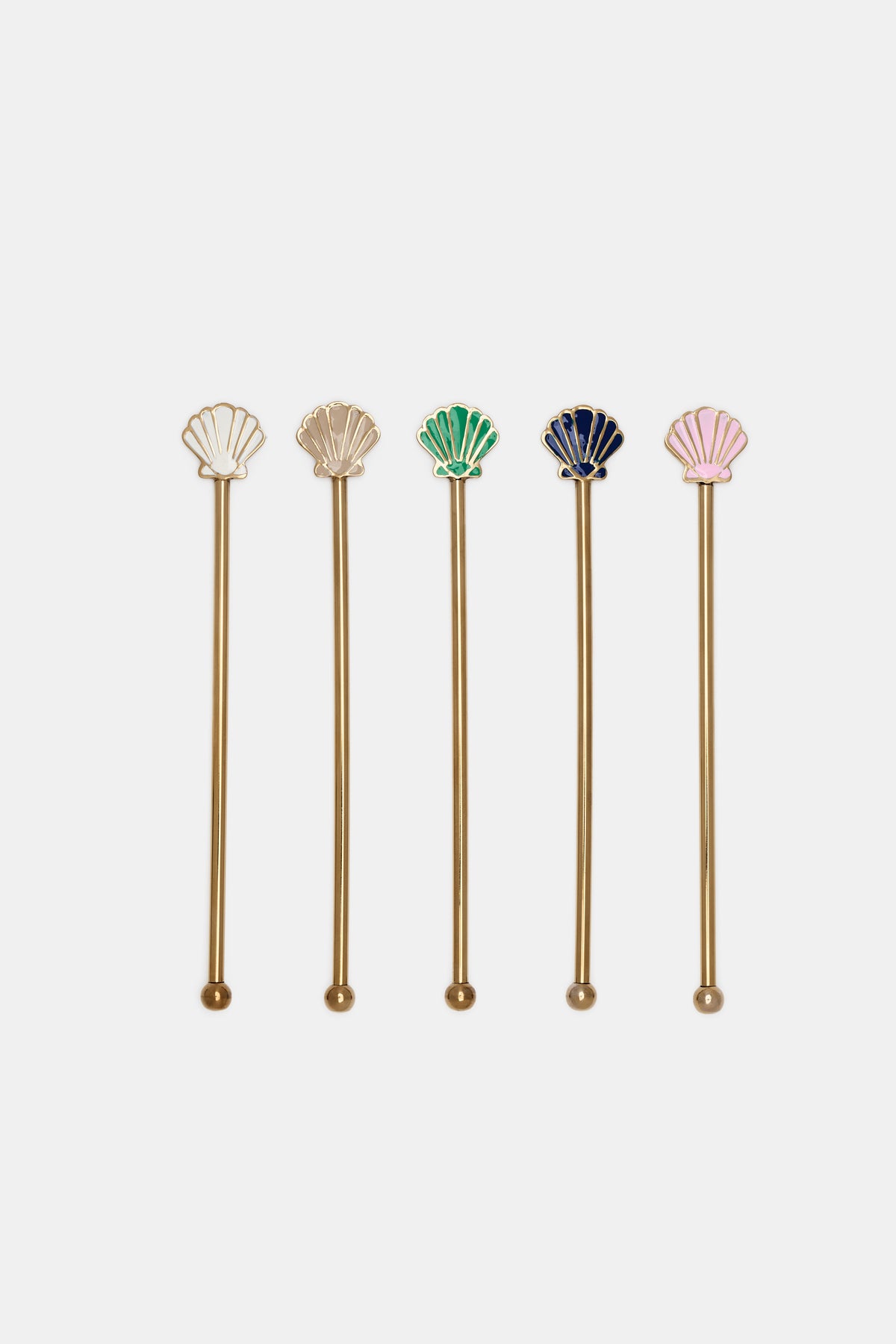Shell Swivel Stick Set of 5