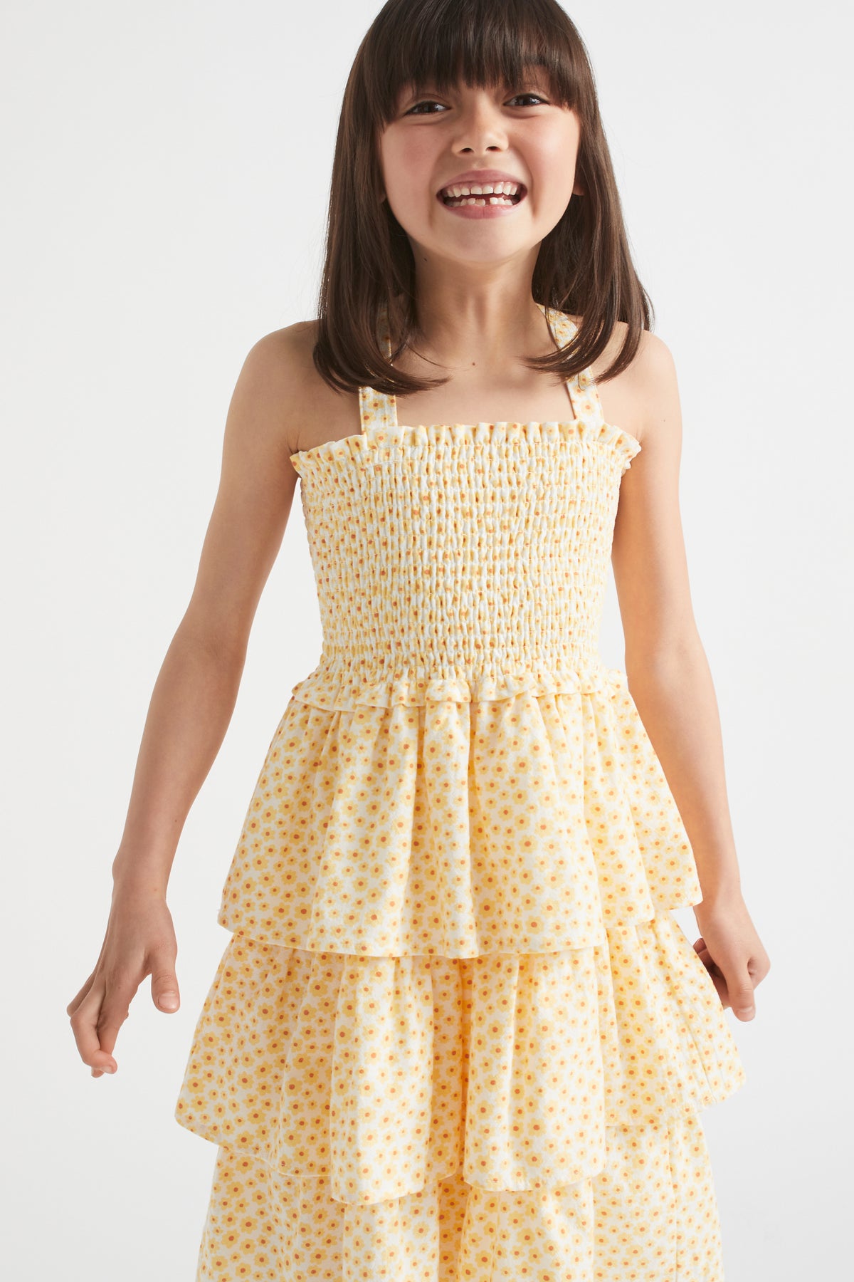 Frill Ditsy Dress