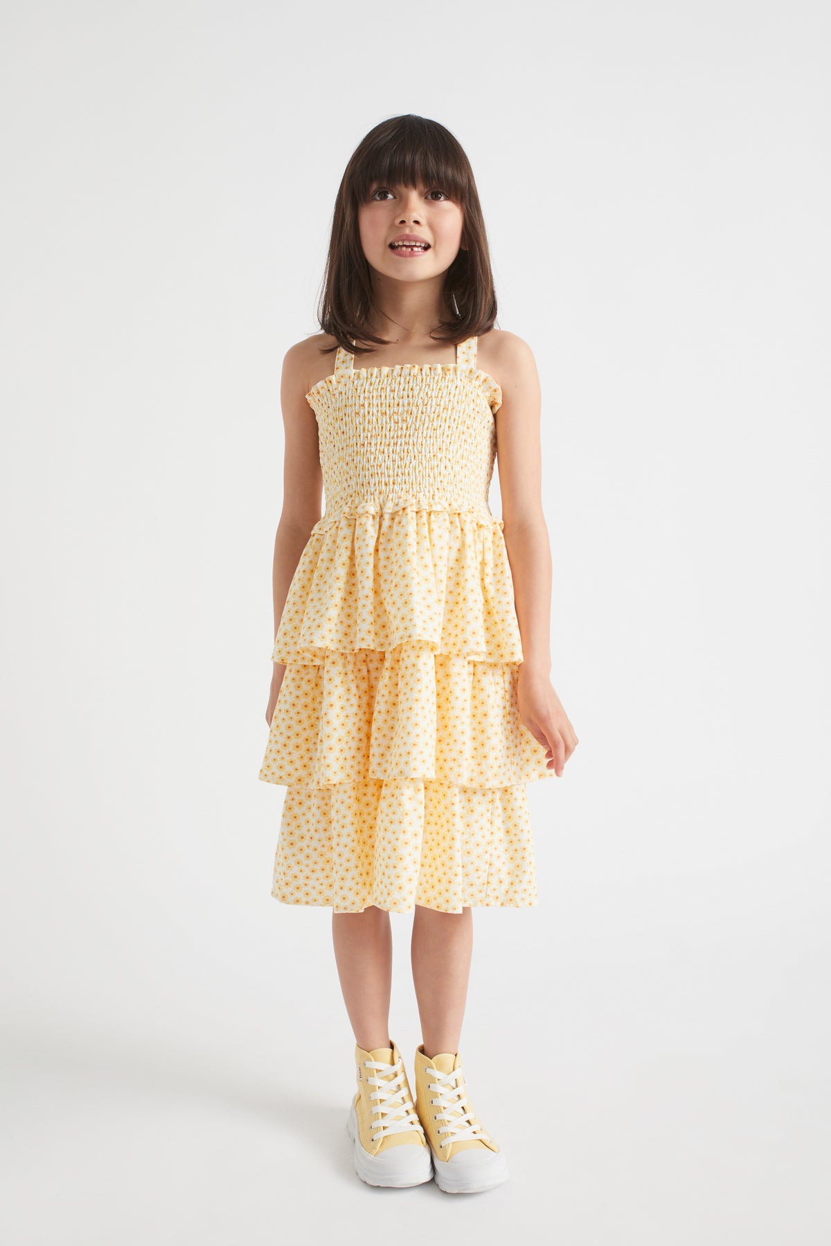 Frill Ditsy Dress