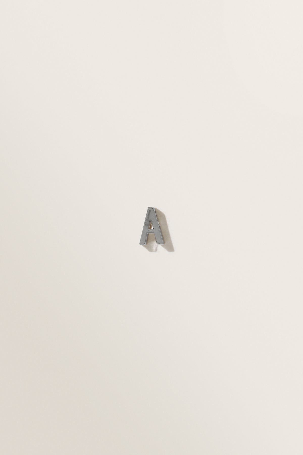 Silver Initial Charm