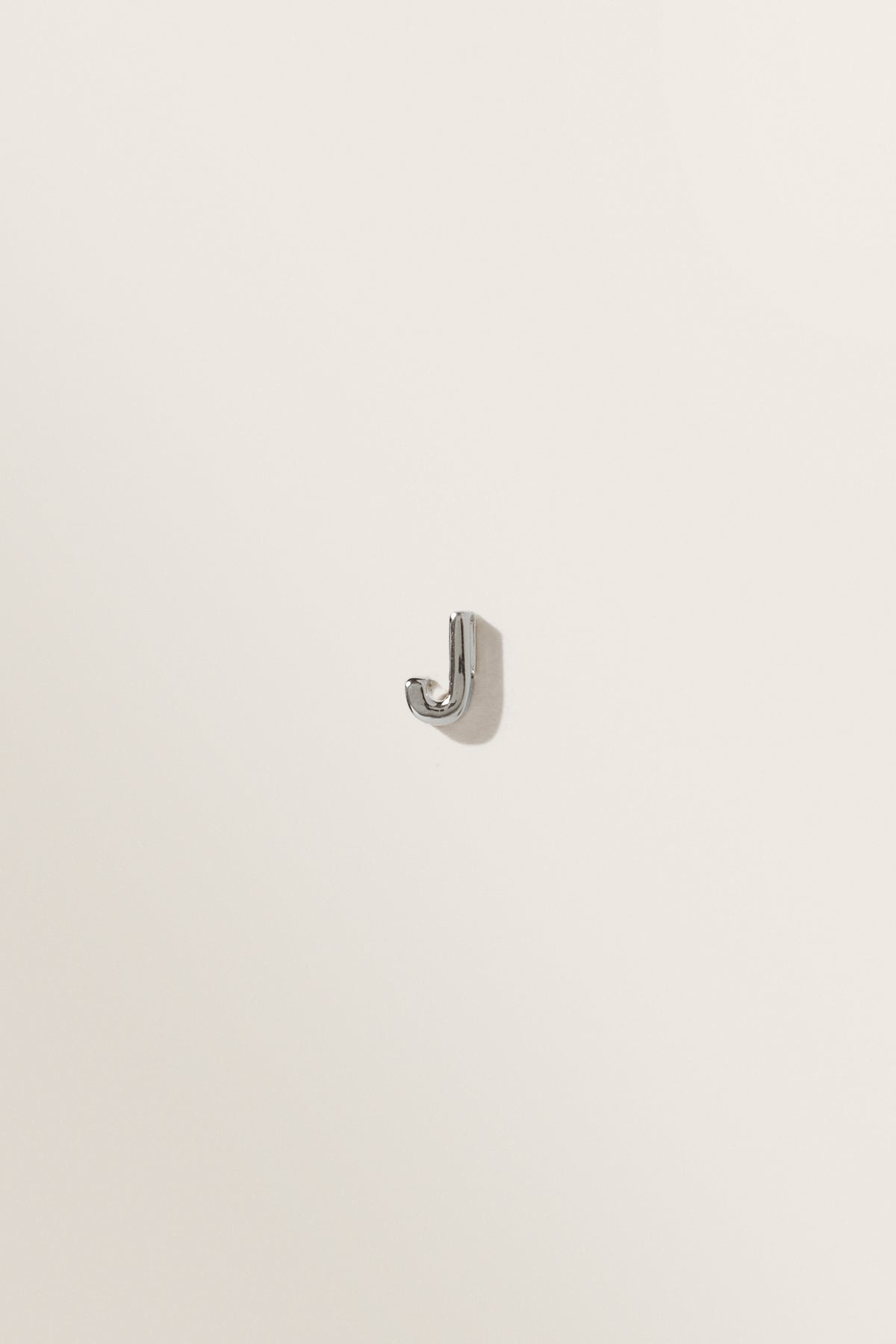 Silver Initial Charm
