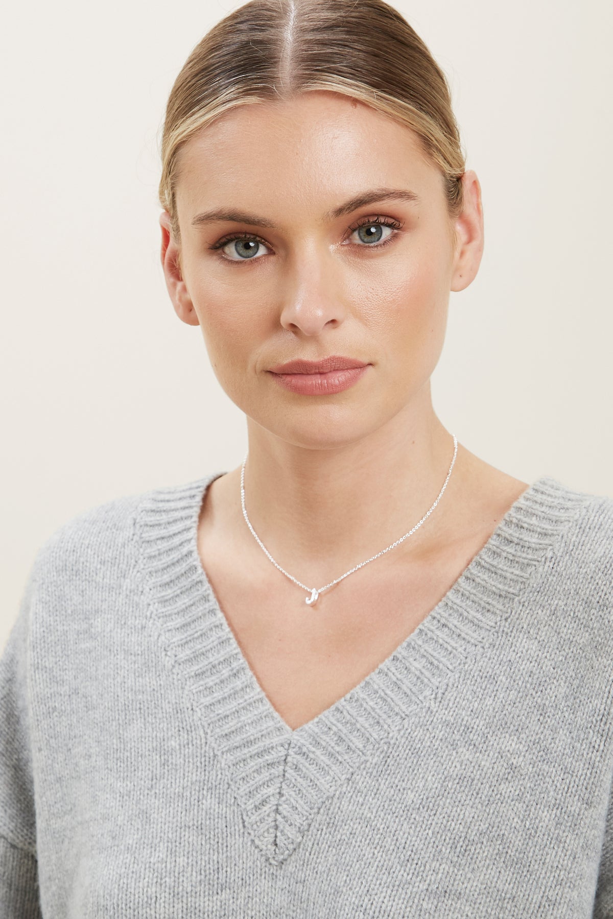 Silver Initial Charm