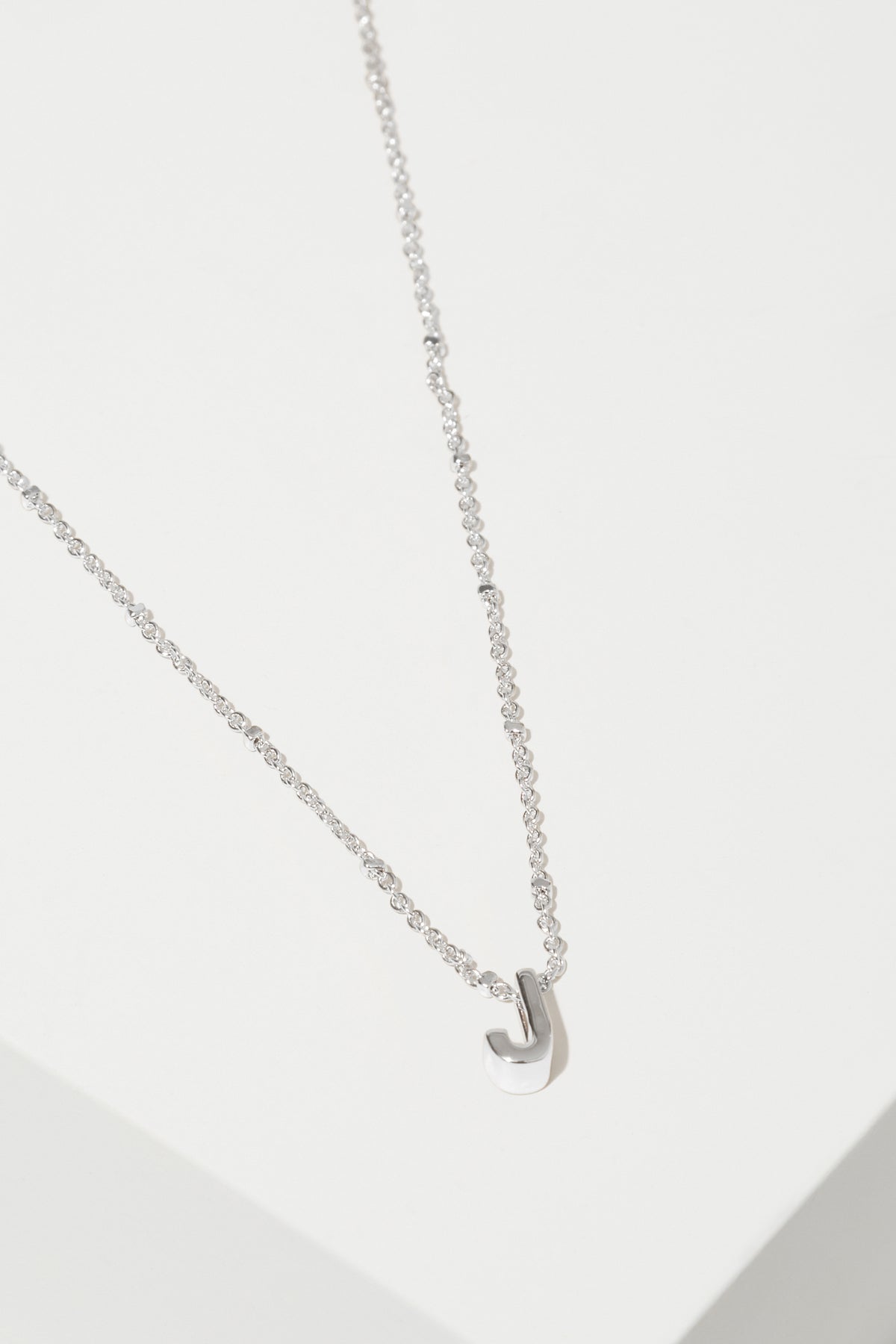 Silver Initial Charm