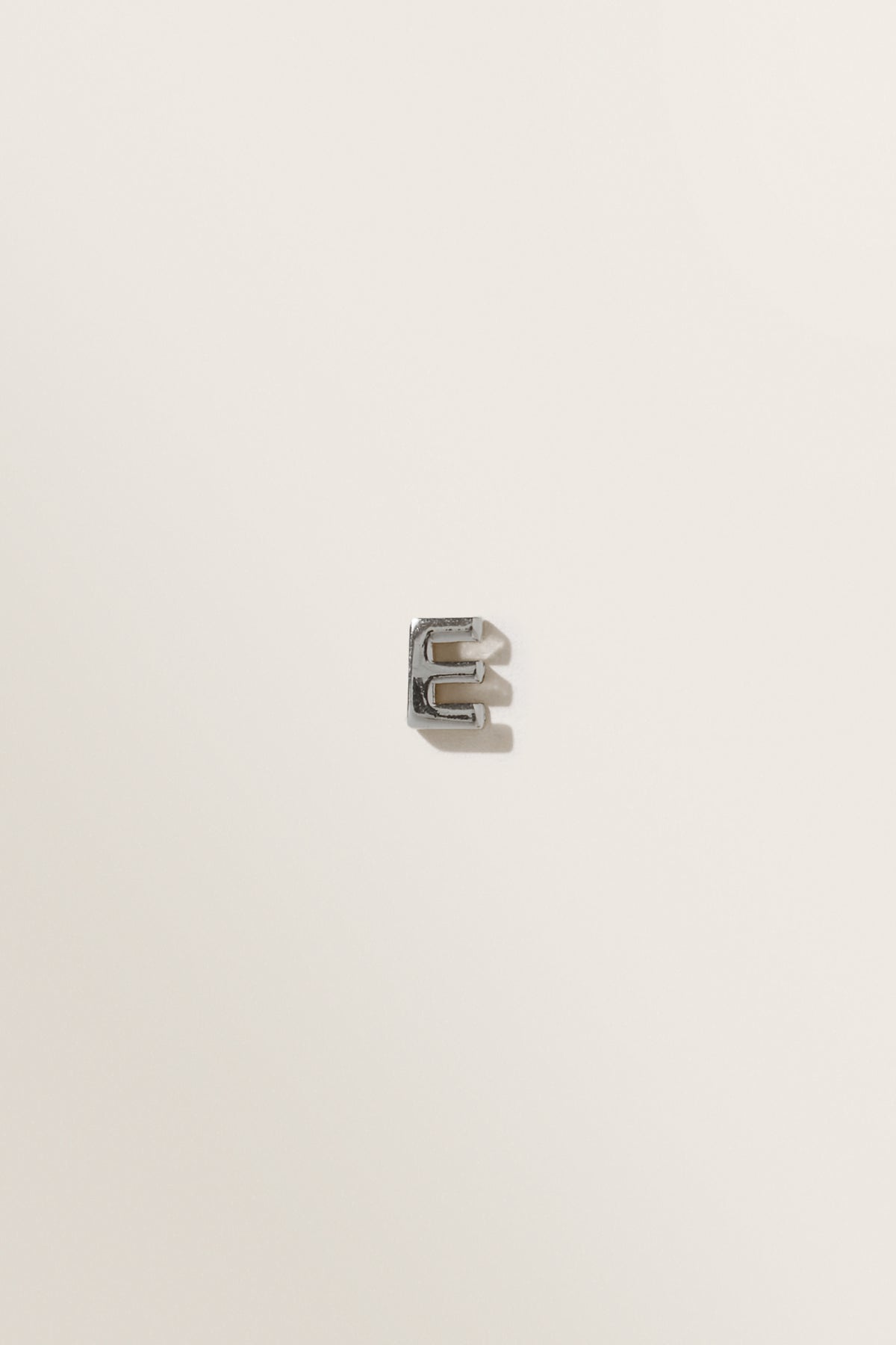 Silver Initial Charm