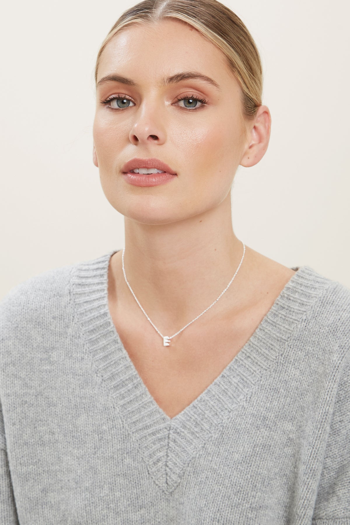 Silver Initial Charm