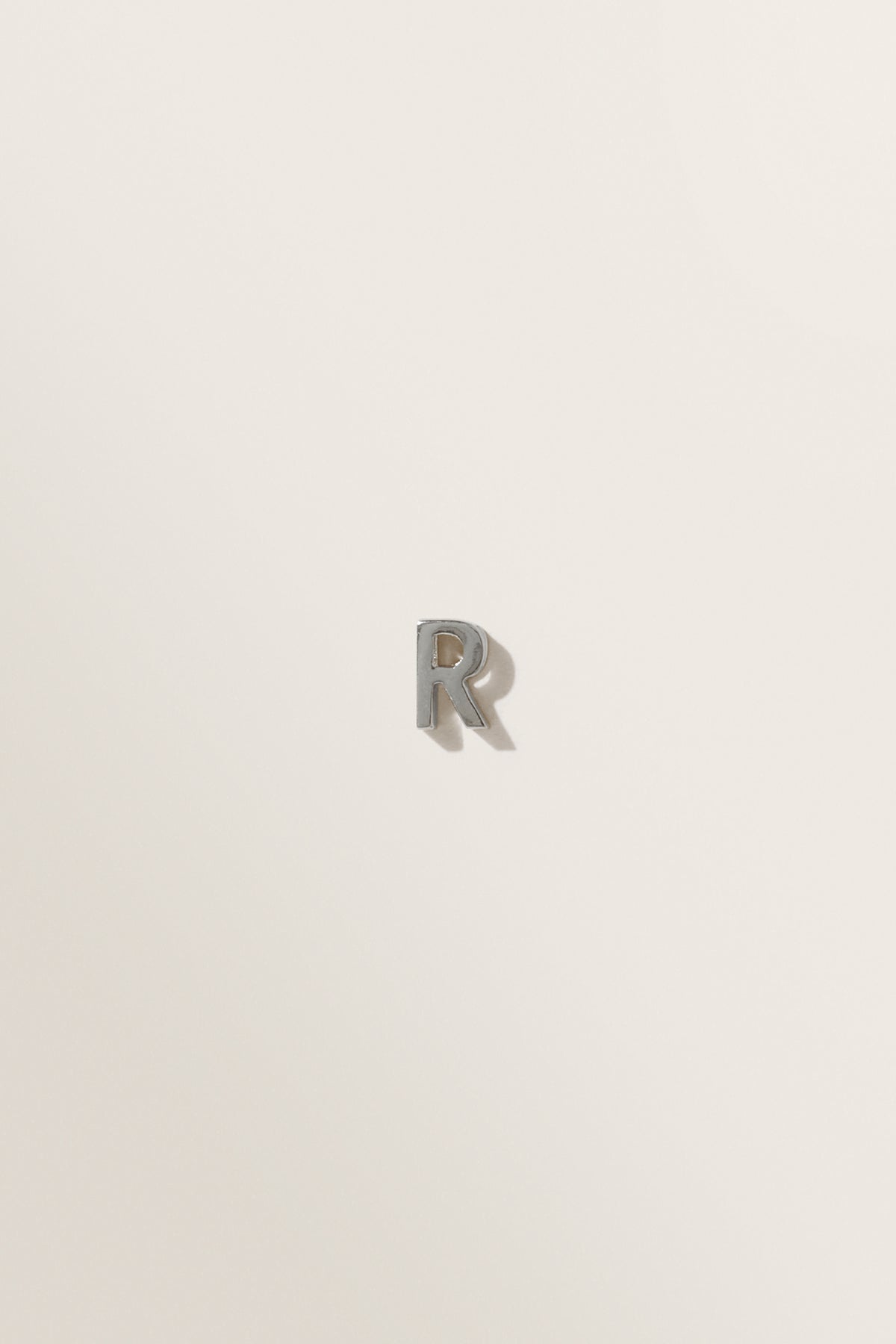 Silver Initial Charm