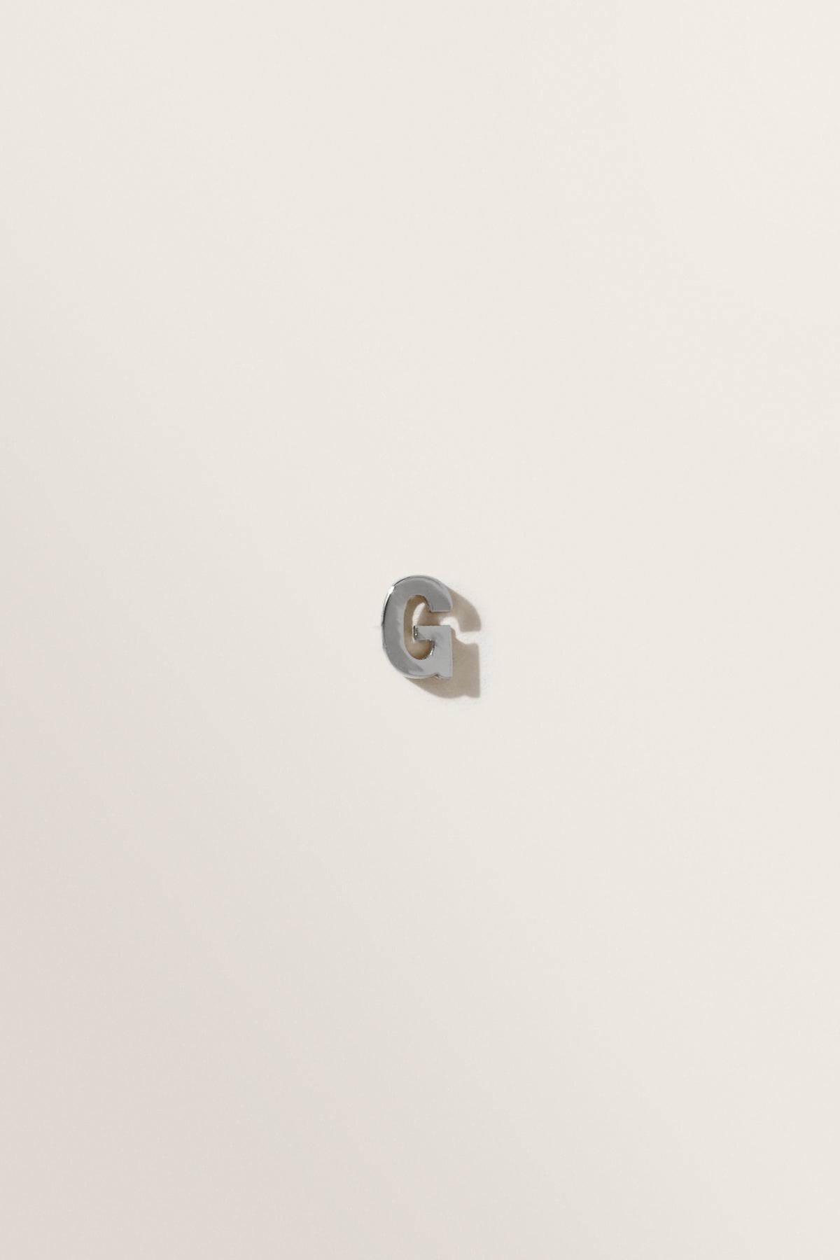 Silver Initial Charm