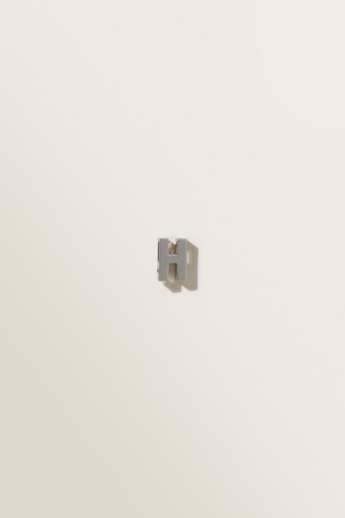 Silver Initial Charm