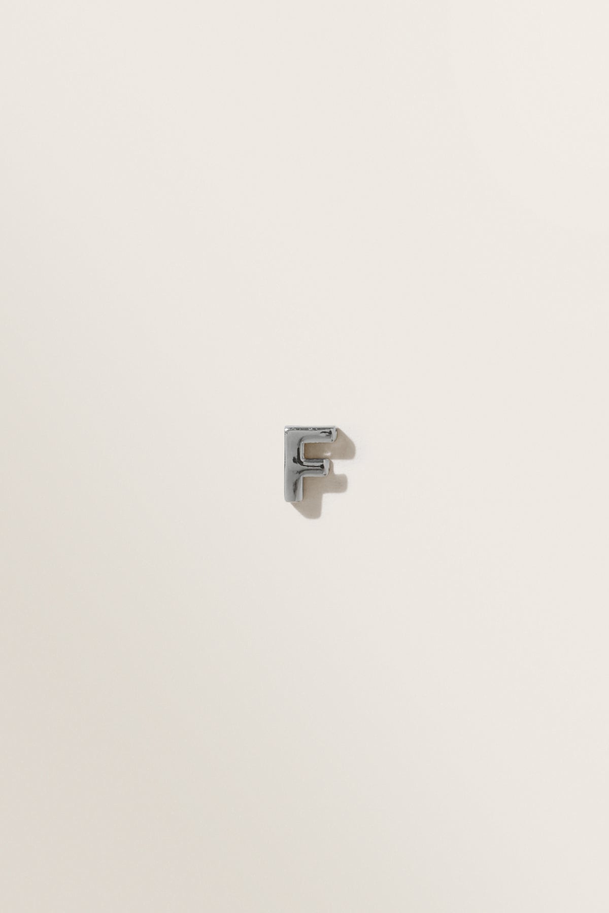 Silver Initial Charm