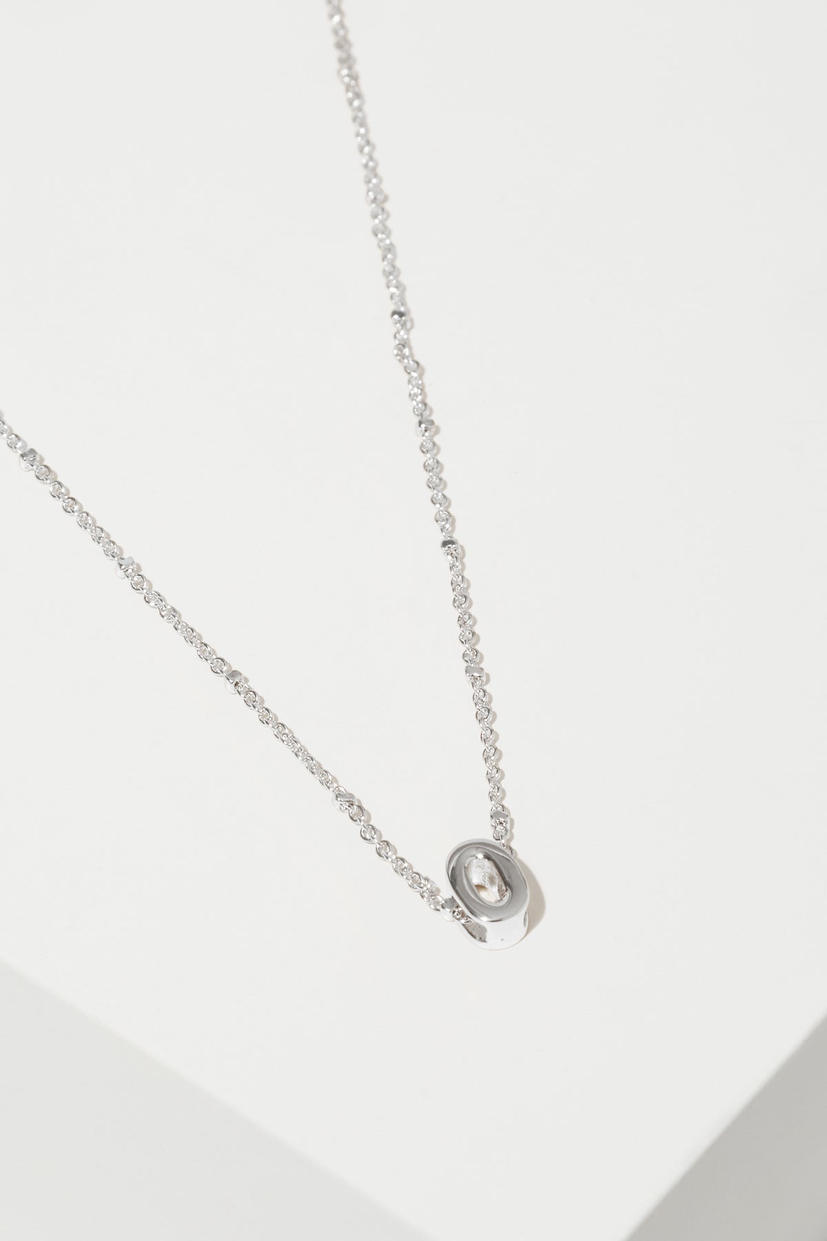 Silver Initial Charm
