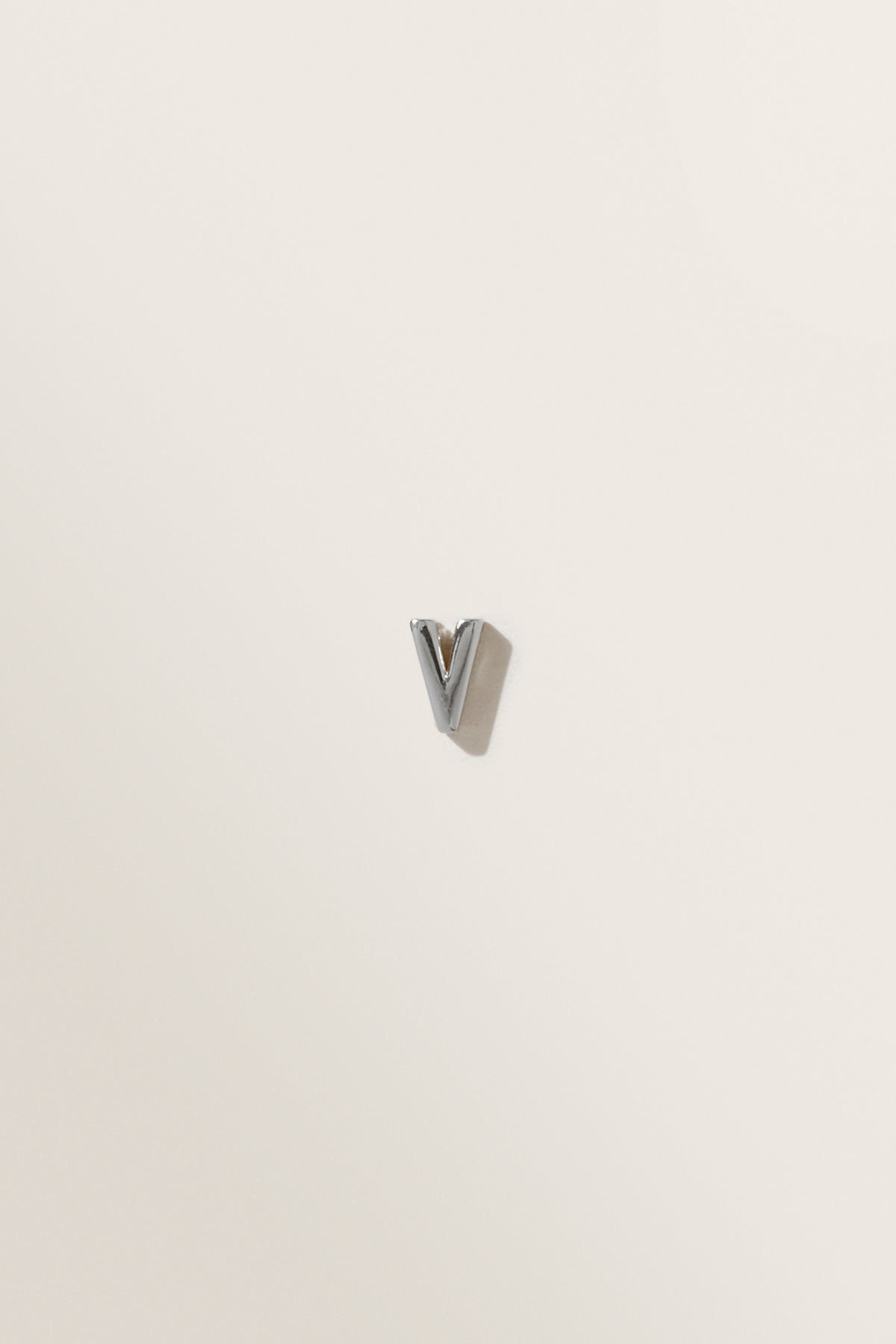 Silver Initial Charm