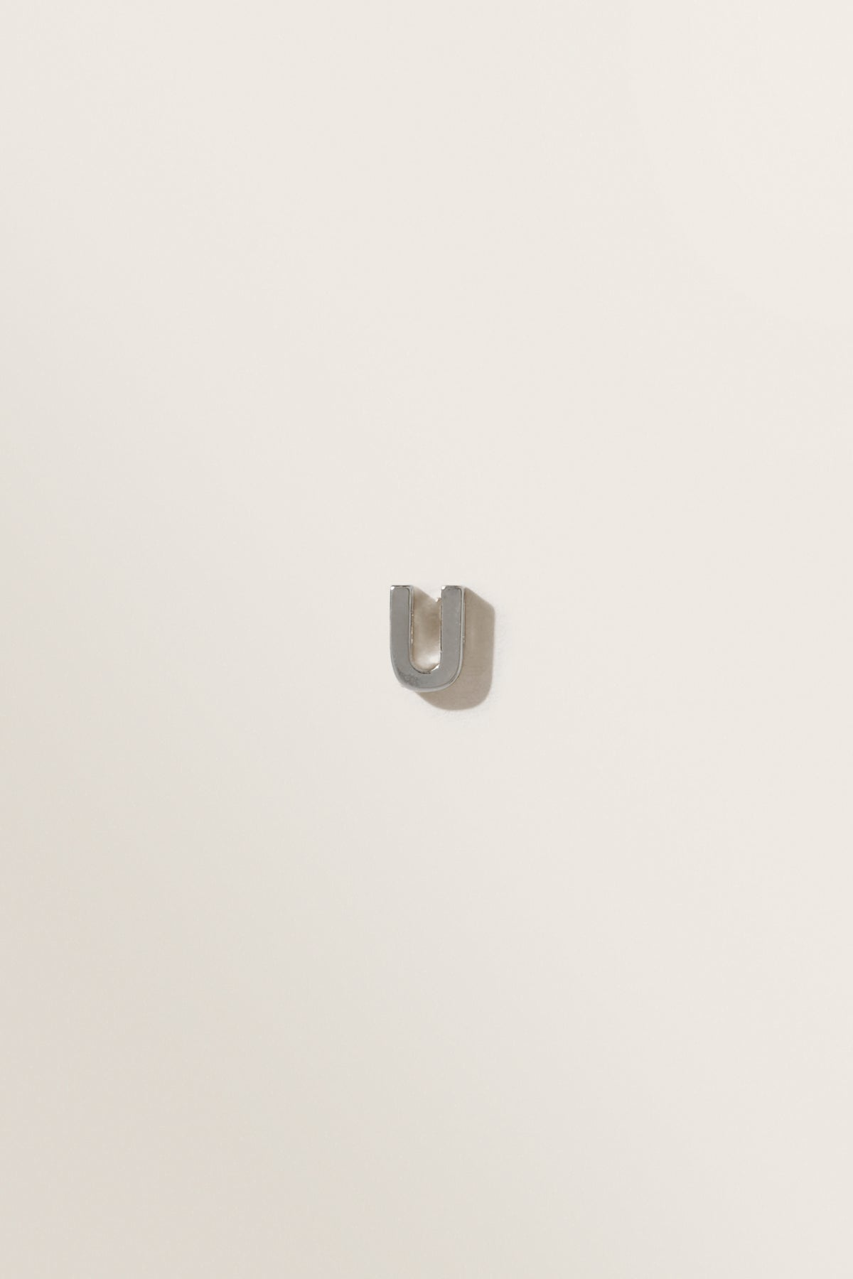 Silver Initial Charm