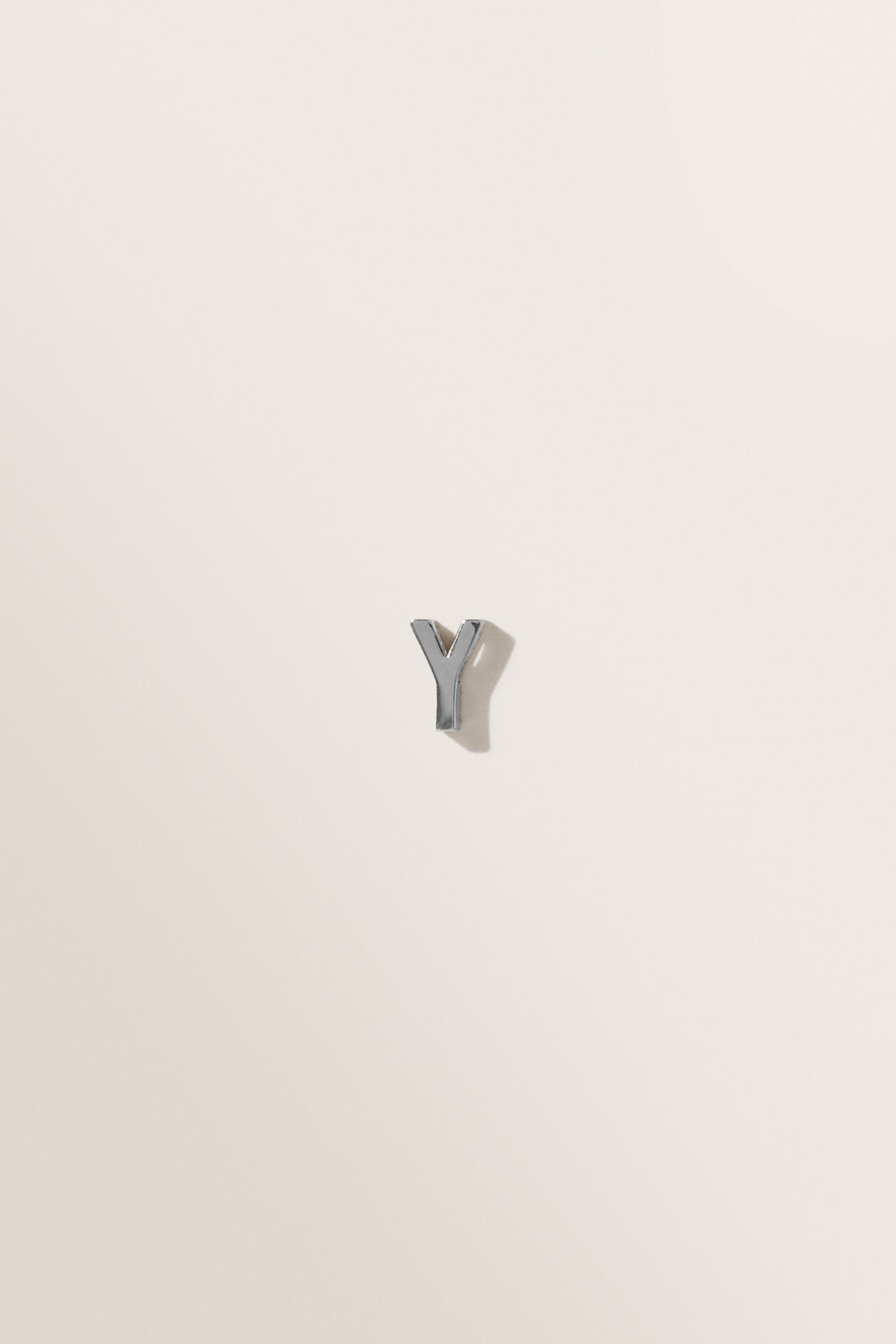 Silver Initial Charm