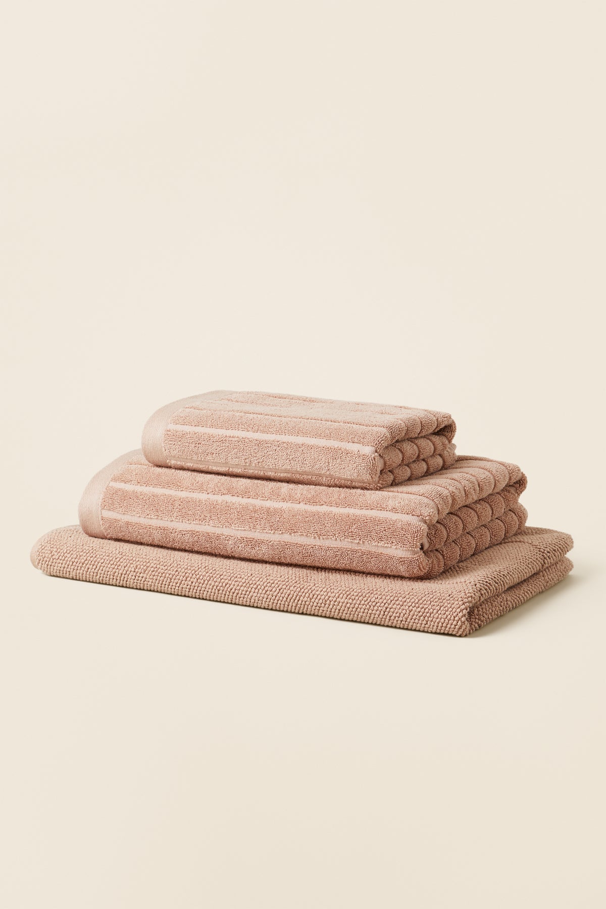 Cotton Stripe Bath Towel