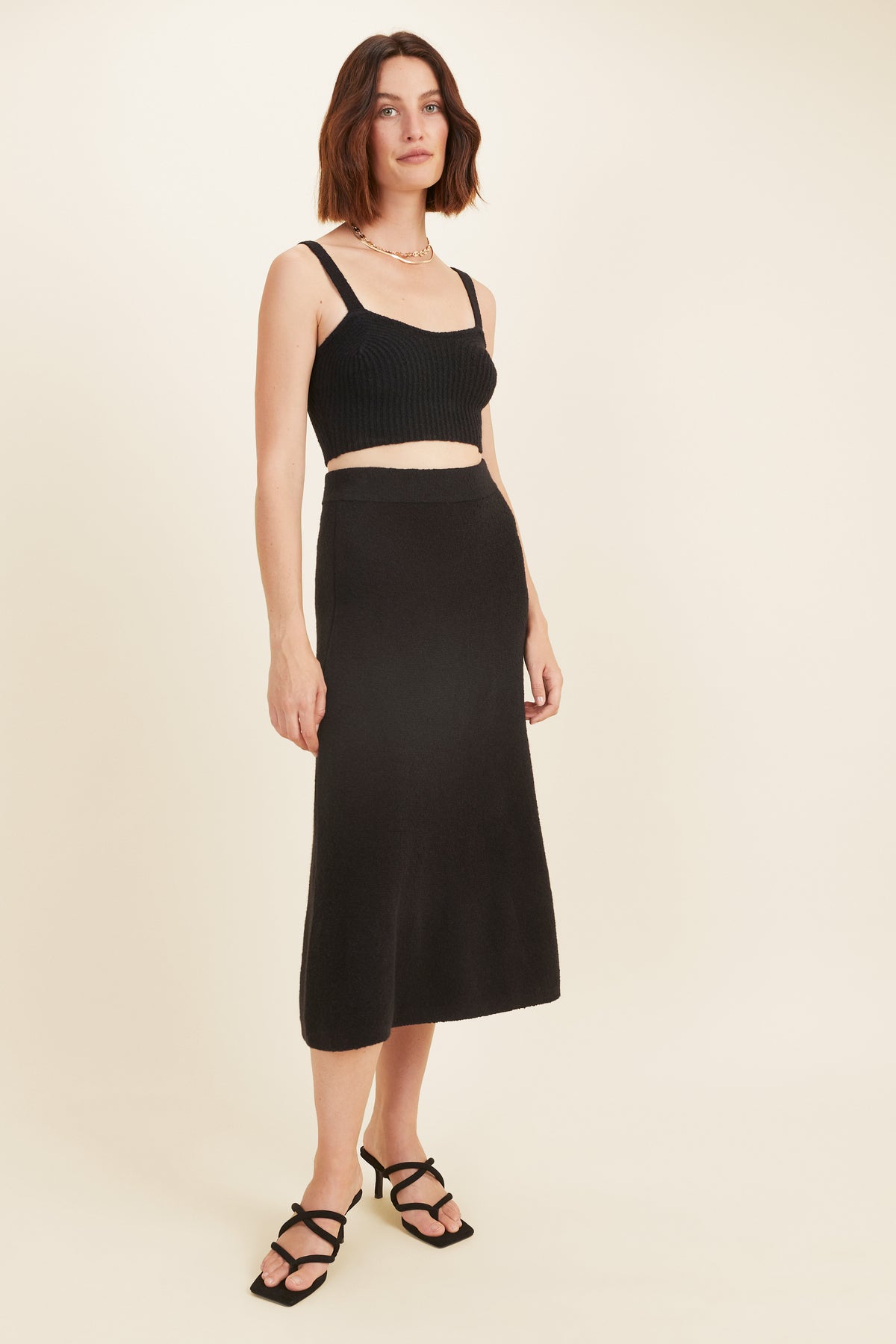 Boucle Crop Bra Top