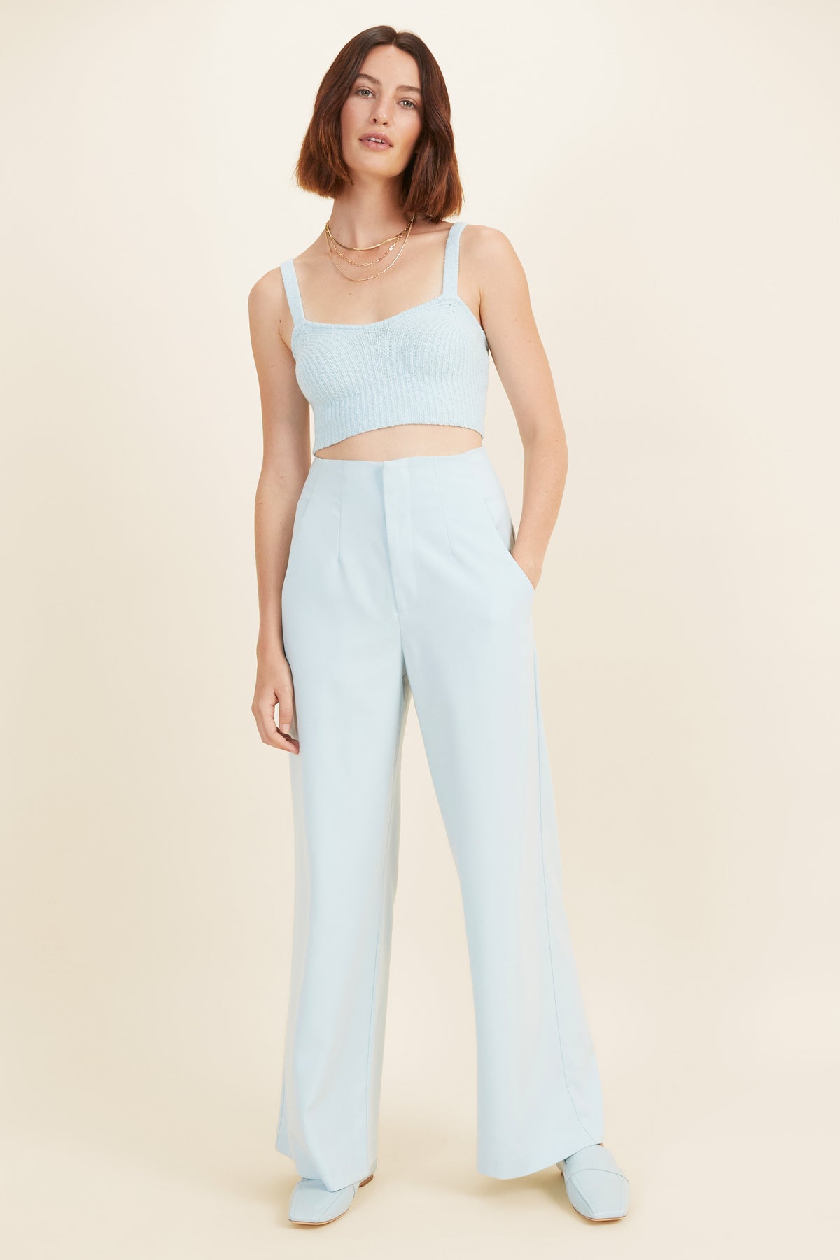 Boucle Crop Bra Top