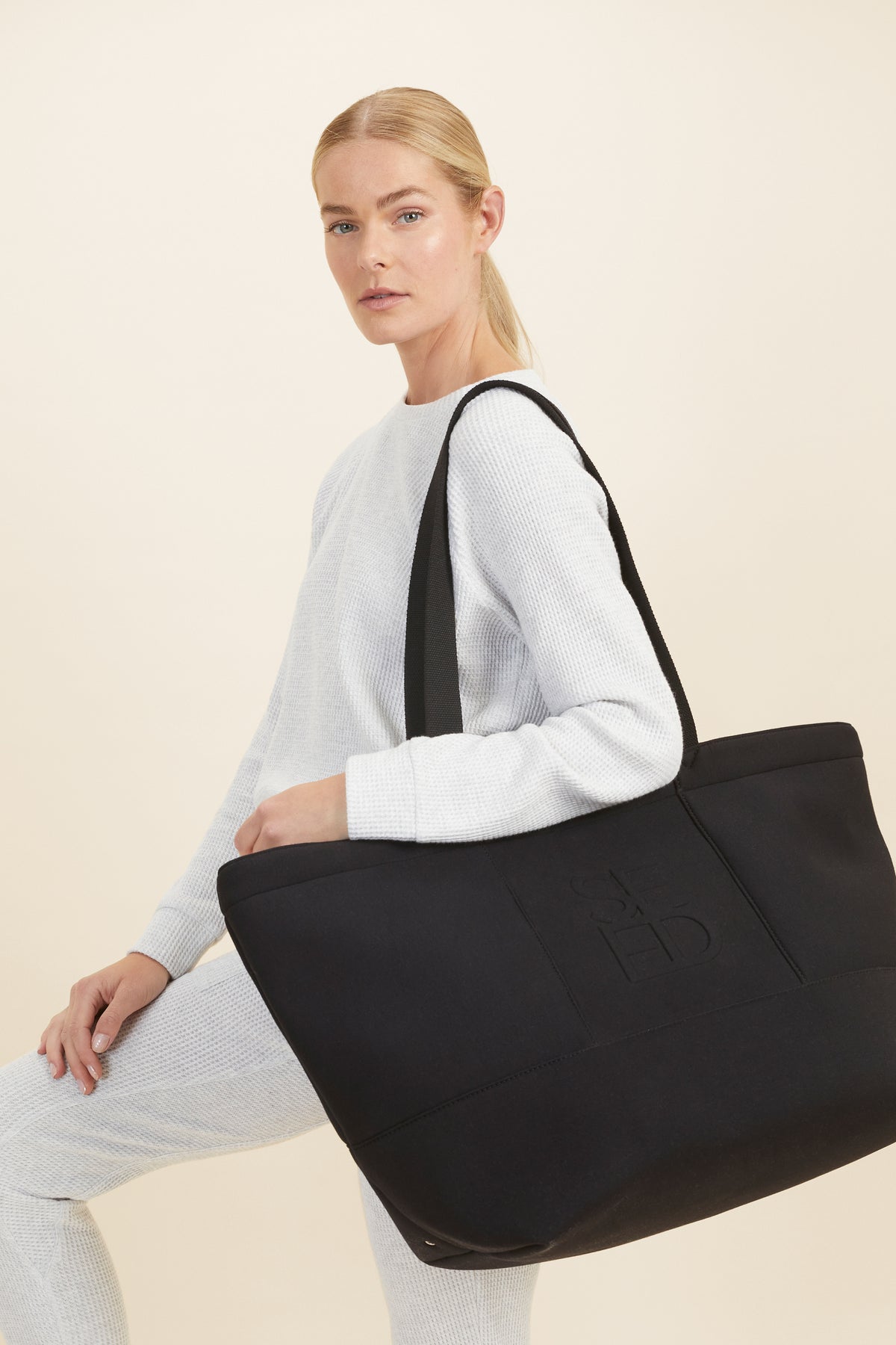 Seed Logo Jersey Overnight Bag