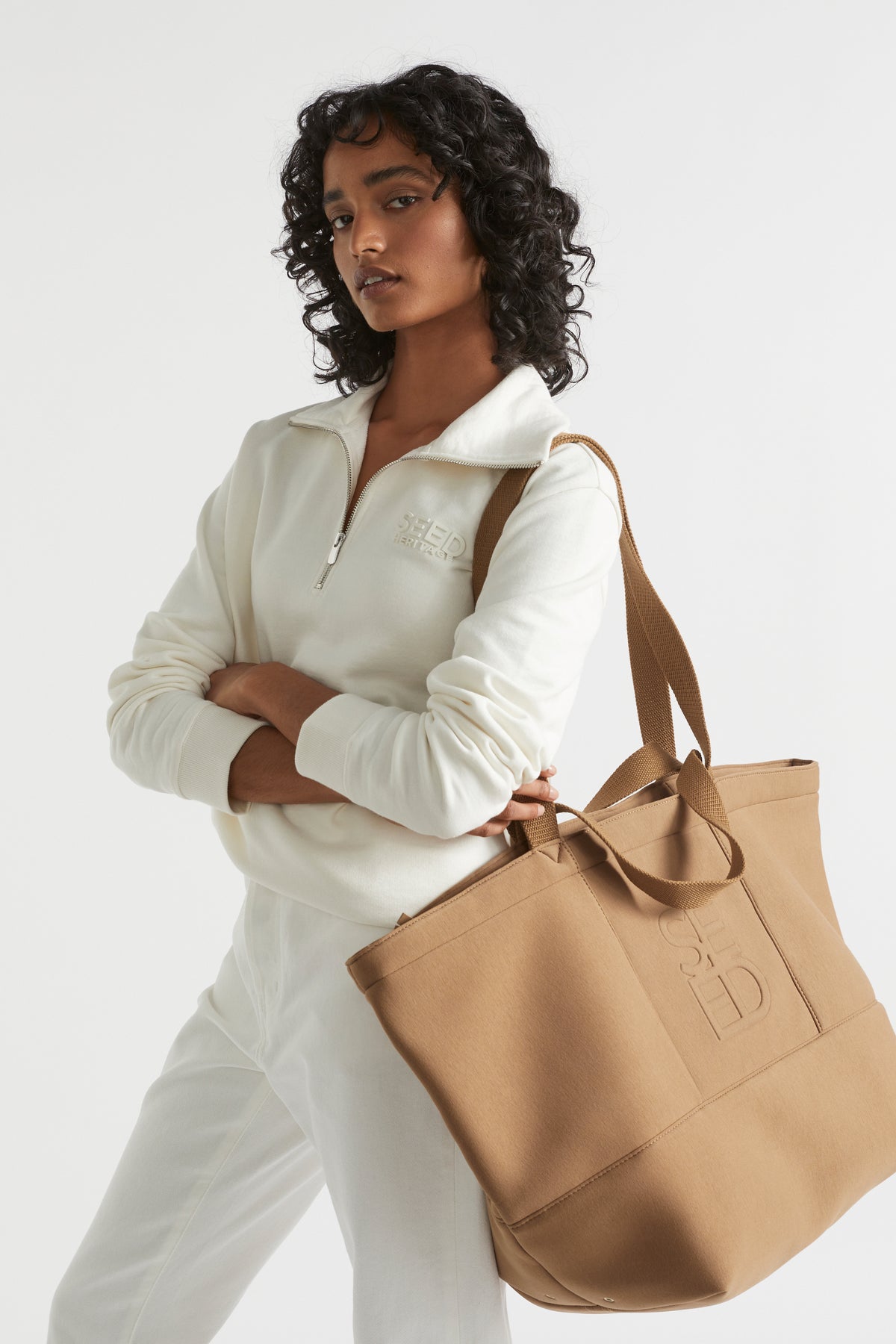 Seed Logo Jersey Overnight Bag