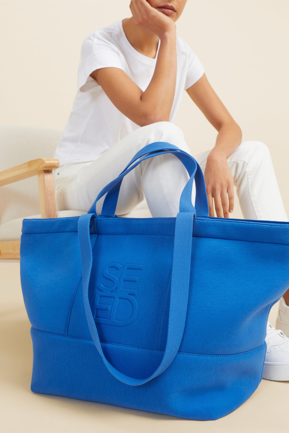 Seed Logo Jersey Overnight Bag