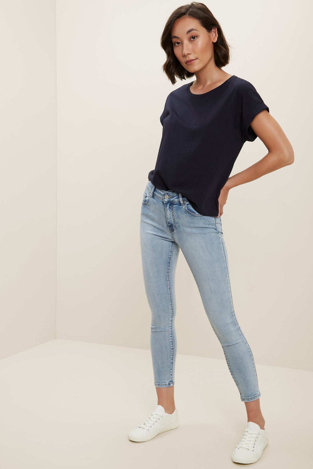 Core Rolled Cuff Tee