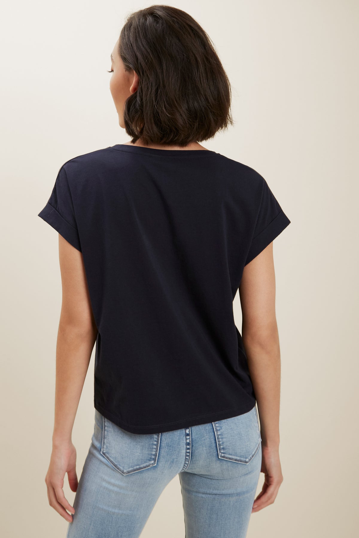 Core Rolled Cuff Tee