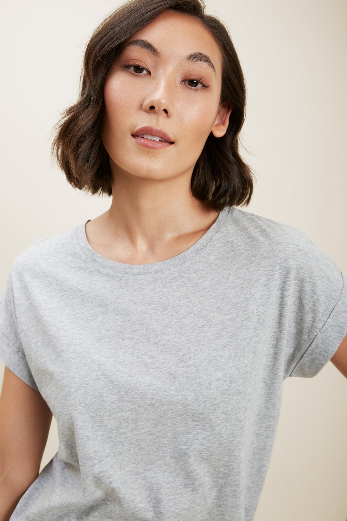 Core Rolled Cuff Tee