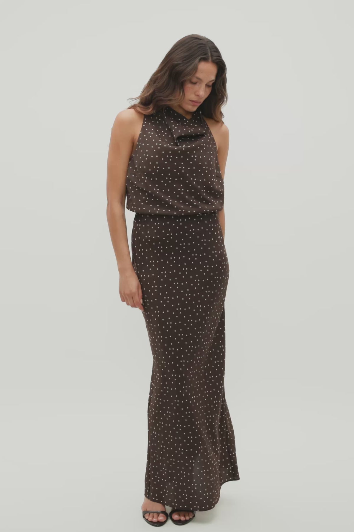 Spot Print Skirt